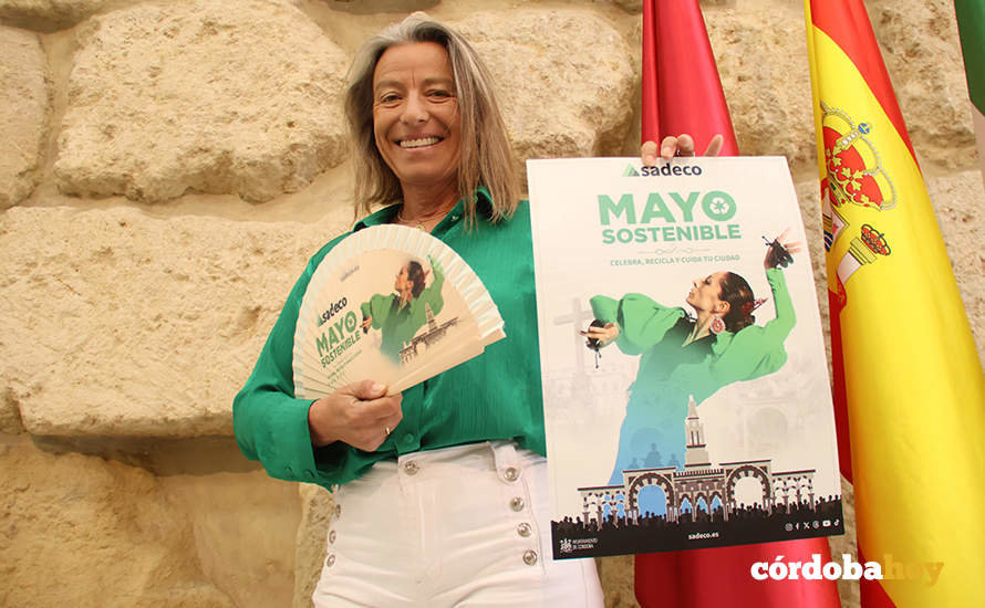 Isabel Albás presenta la campaña de limpiea para el Mayo Festivo Cordobés