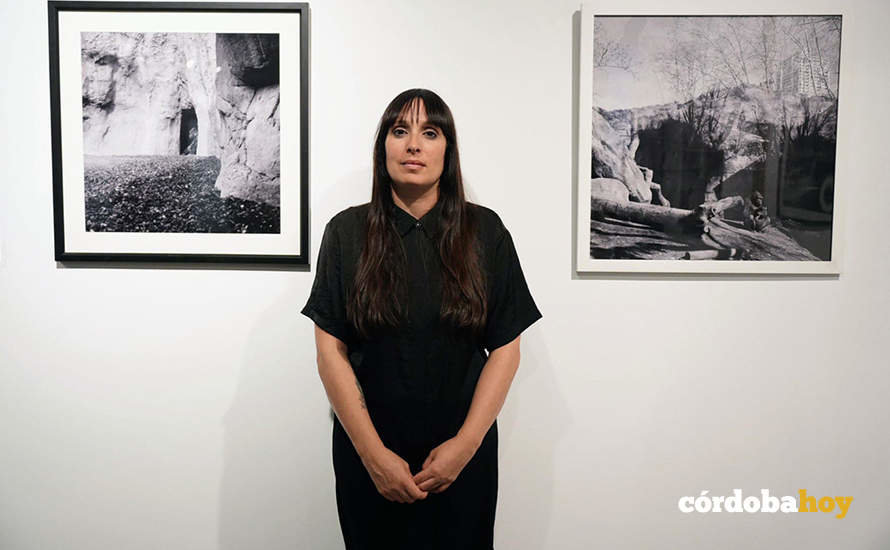 Estela de Castro en la exposición