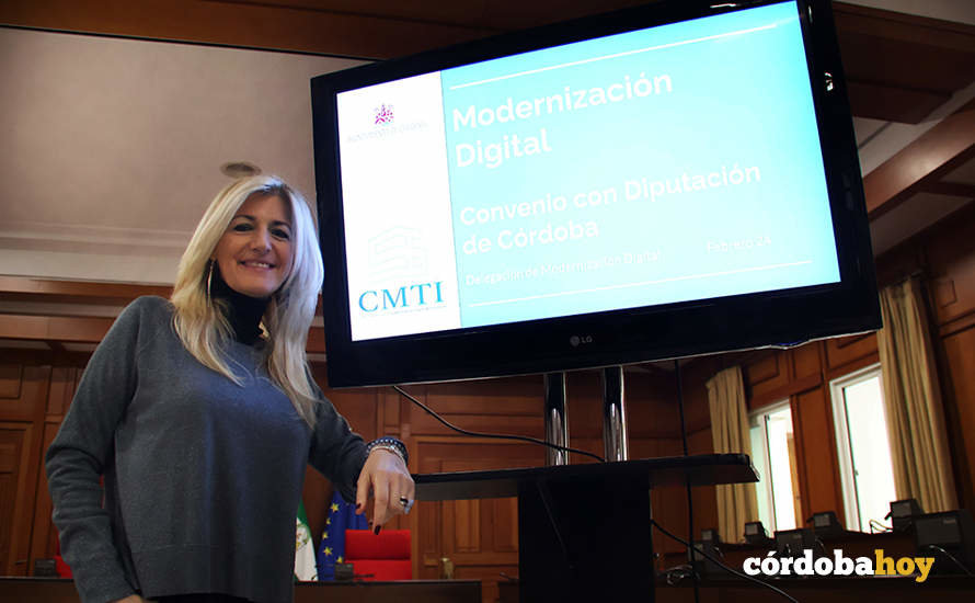 La concejala de Modernización Digital, Lourdes Morales FOTO RAFA MELLADO SENIOR