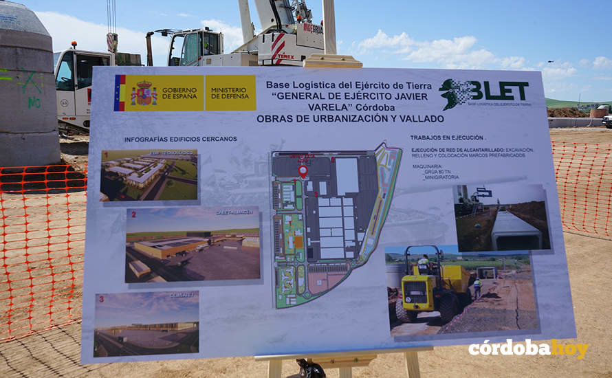 Obras en la Base Logística del Ejército de Tierra (BLET), en una imagen de archivo