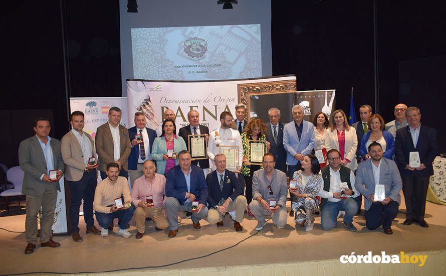 Ganadores y jurado de los XXXI Premios a la Calidad de la DO Baena