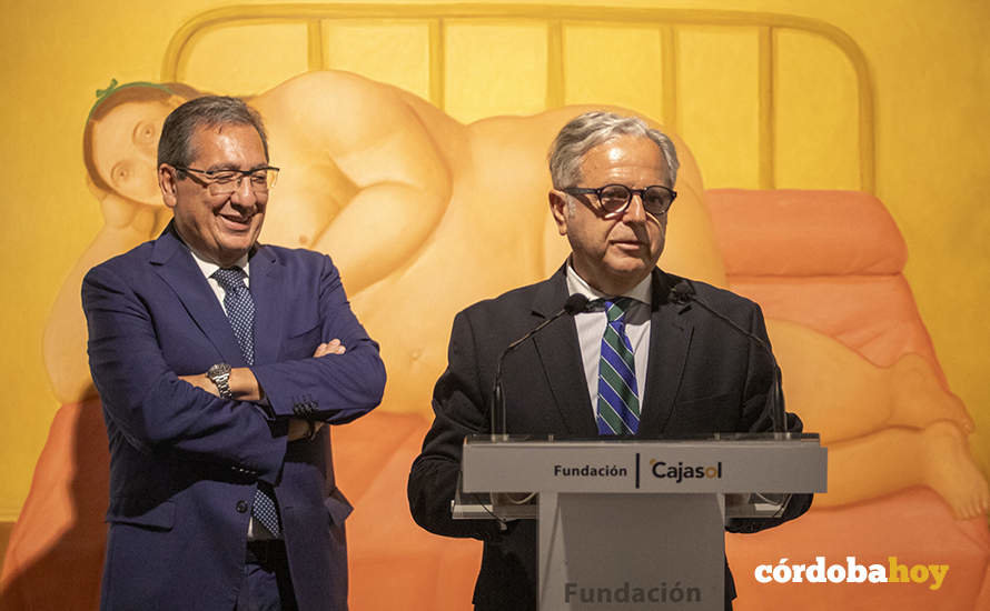 Inauguración de la muestra retrospectiva de Fernando Botero en la Fundación Cajasol
