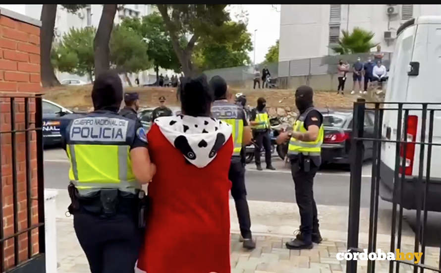 Momento de la detención en el Sector Sur