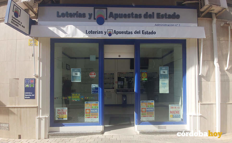 Administración de Lotería número 1 de Peñarroya-Pueblonuevo FOTO LOTERÍAS Y APUESTAS DEL ESTADO