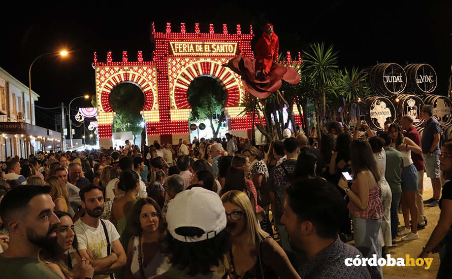 Inauguración de la Feria de El Santo de Montilla FOTO AYUNTAMIENTO DE MONTILLA