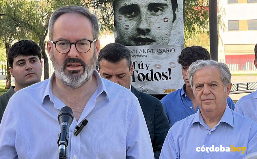 Adolfo Molina en el acto en memoria de Miguel Ángel Blanco FOTO PP