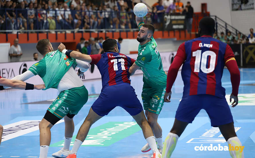 Encuentro entre el Ángel Ximénez y el Barcelona de balonmano