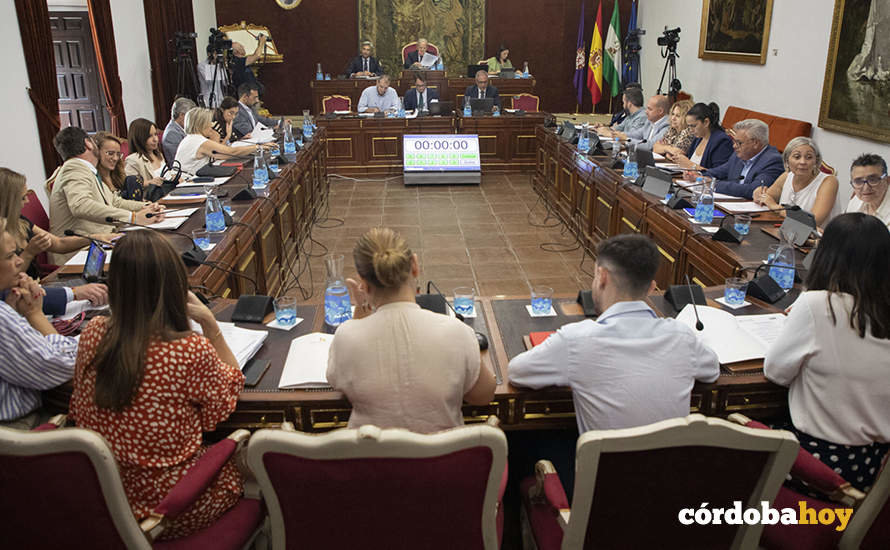 Sesión plenaria de julio en la Diputación de Córdoba FOTO DIPUTACIÓN DE CÓRDOBA