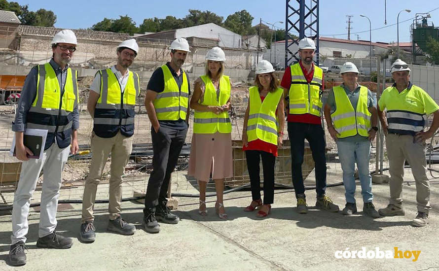 Visita técnica a las obras del nuevo centro de salud de Bujalance