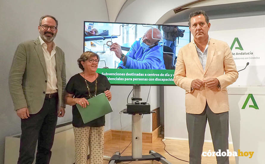 José Repiso (derecha) en su visita a Córdba FOTO JUNTA DE ANDALUCÍA