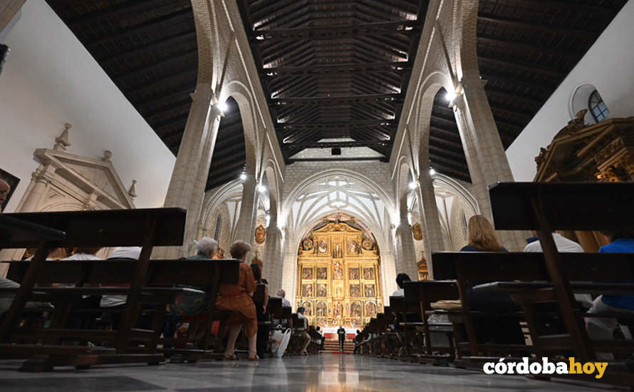 Nueva iluminación artística en la parroquia de de San Mateo de Lucena FOTO DIÓCESIS DE CÓRDOBA