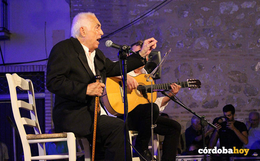 La despedida de los escenarios del artista flamenco Curro Lucena FOTO AYUNTAMIENTO DE LUCENA