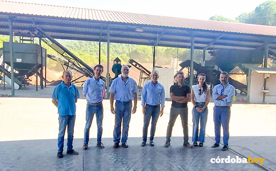 Visita a la sección forestal de Coforest, en Villaviciosa FOTO JUNTA DE ANDALUCÍA