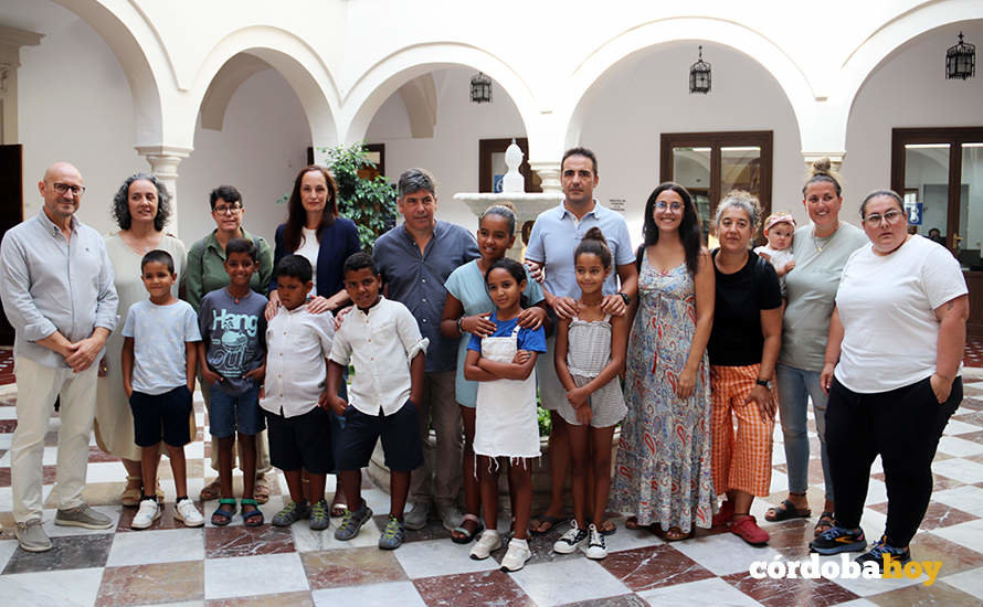 Recepción de niños saharauis en Montilla