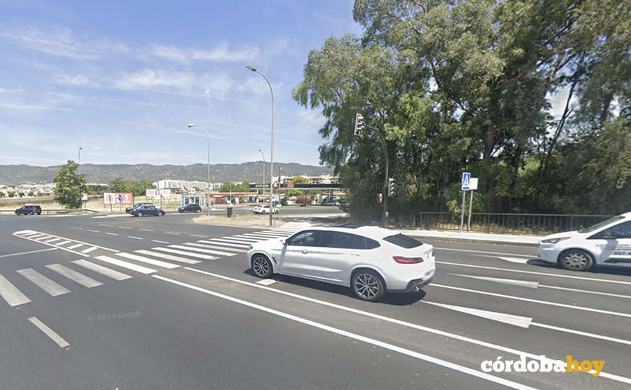 Captura de pantalla de la zona nde más o menos tuvo lugar el atropello