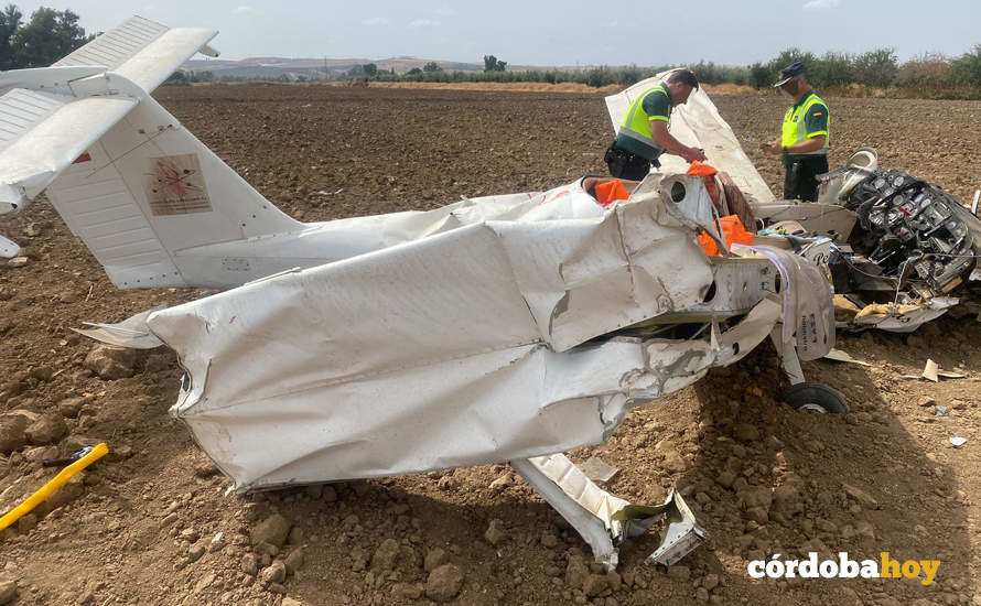 La avioneta accidentada FOTO SEIS