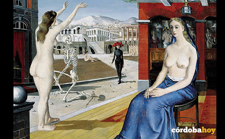 Detalle de L'appel, de Paul Delvaux