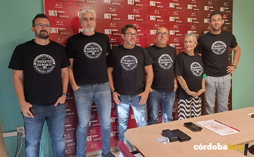 Rueda de prensa en UGT sobre el inicio del curso educativo FOTO UGT