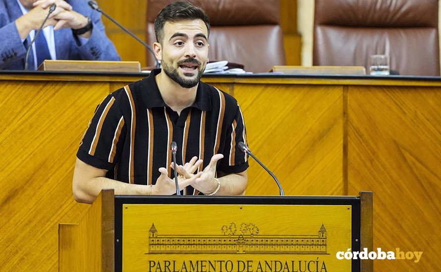 El parlamentario andaluz de Podemos José Manuel Jurado FOTO JOAQUÍN CORCHERO:PARLAMENTO DE ANDALUCÍA