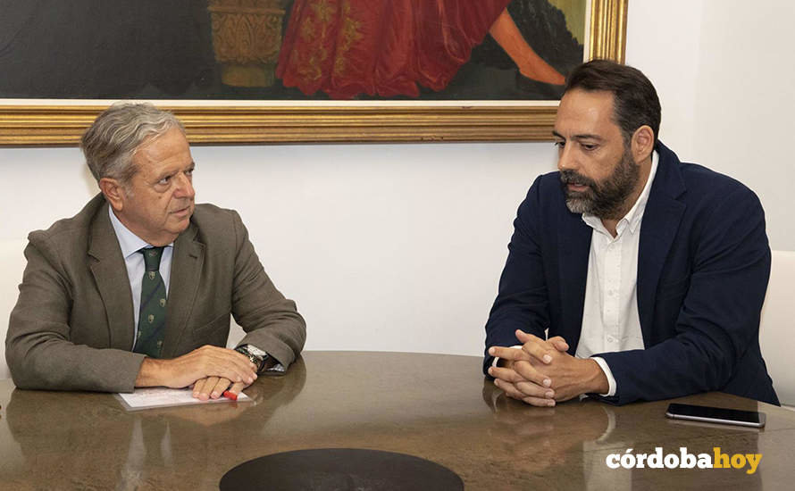 El presidente de la Diputación en su reunión con el director general de Salud Pública FOTO DIPUTACIÓN DE CÓRDOBA