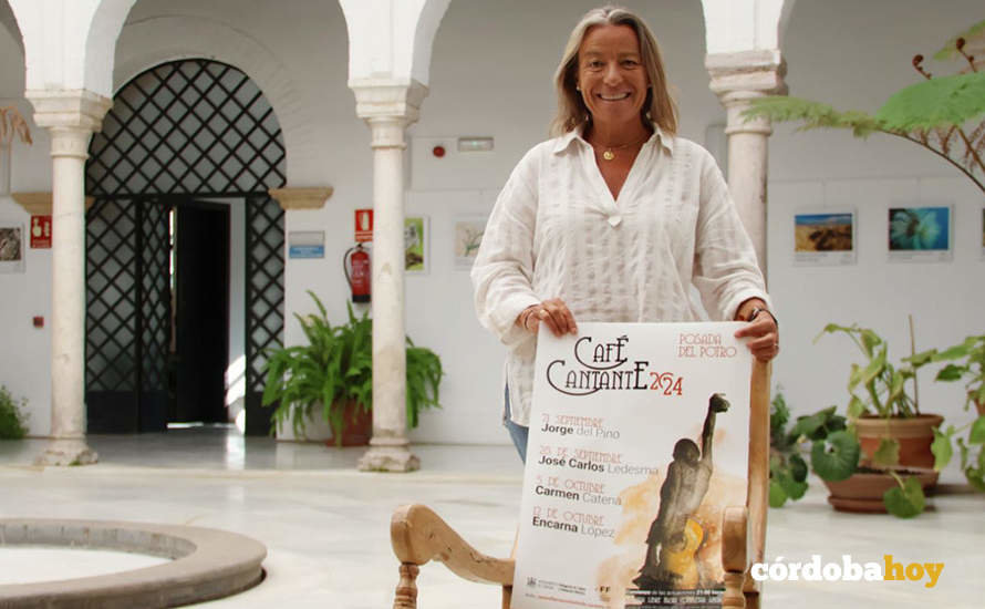 Isabel Albás, concejala de Cultura, presenta el ciclo 'Café Cantante' 2024 FOTO AYUNTAMIENTO DE CÓRDOBA